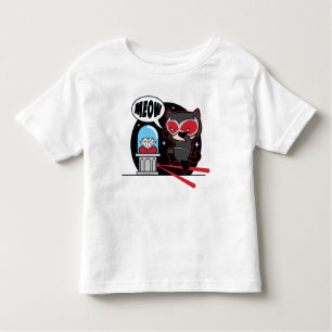 T-shirt Pour Les Tous Petits Chibi Catwoman à voler un diamant