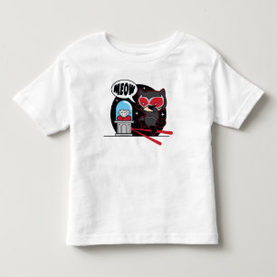 T-shirt Pour Les Tous Petits Chibi Catwoman vole un diamant