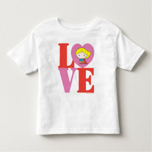 T-shirt Pour Les Tous Petits Chibi Supergirl LOVE