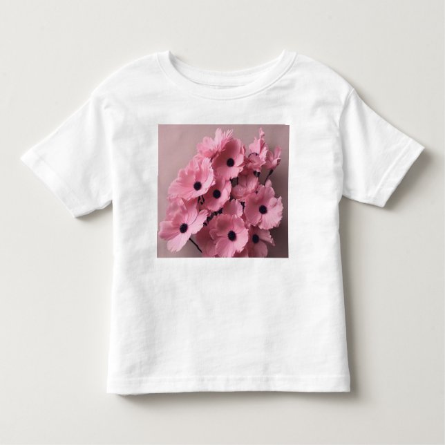 T-shirt Pour Les Tous Petits Chic rose floral nuptiale (Devant)