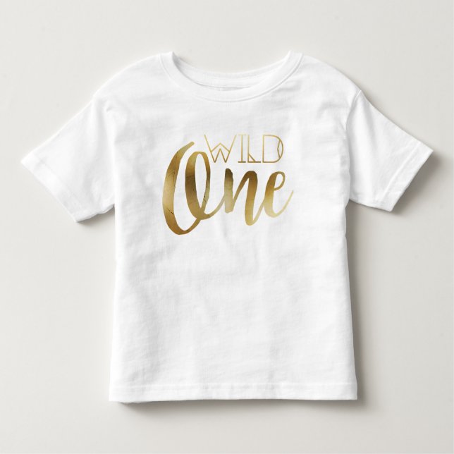 T-shirt Pour Les Tous Petits Chic Wild One | Premier anniversaire (Devant)
