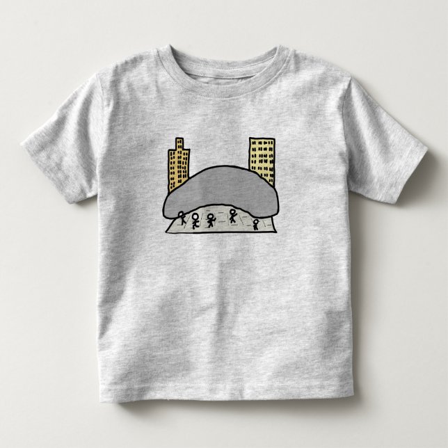 T-shirt Pour Les Tous Petits Chicago Bean (Devant)