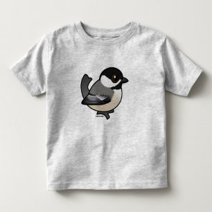 T-shirt Pour Les Tous Petits Chickadee Noir-couvert