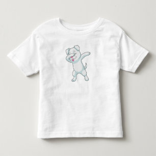 T-shirt Pour Les Tous Petits Chien à Hip hop Dance Dab