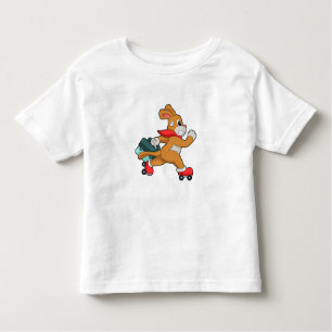 T-shirt Pour Les Tous Petits Chien à roulettes