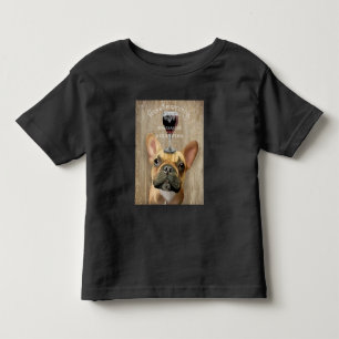 T-shirt Pour Les Tous Petits Chien Au Vin, Chien de France
