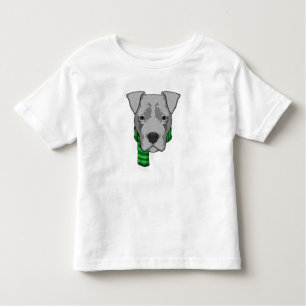 T-shirt Pour Les Tous Petits Chien avec Écharpe