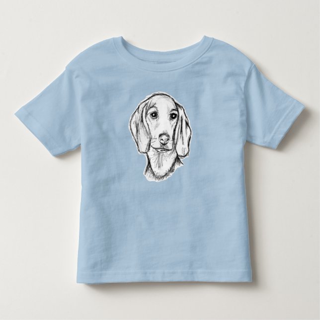 T-shirt Pour Les Tous Petits Chien-chien dragon (Devant)