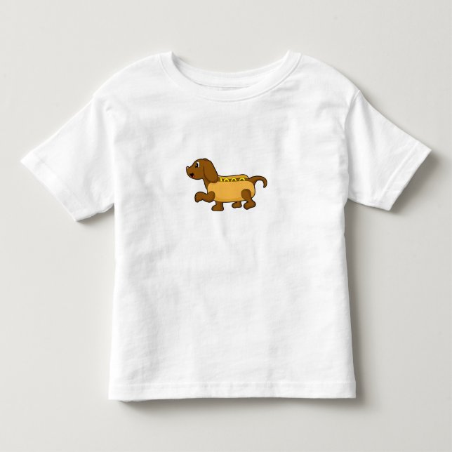 T-shirt Pour Les Tous Petits Chien comme chien de garde (Devant)