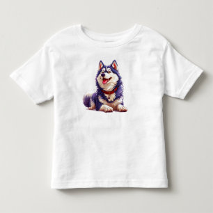 T-shirt Pour Les Tous Petits Chien de dessin animé mignon