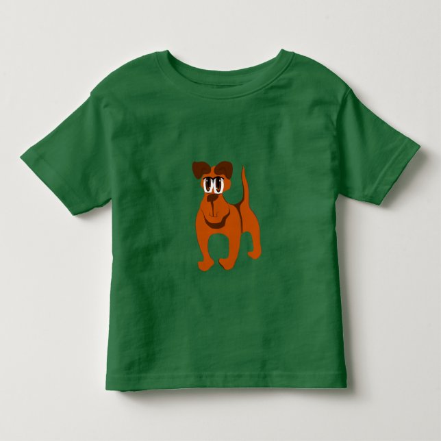 T-shirt Pour Les Tous Petits Chien de garde (Devant)
