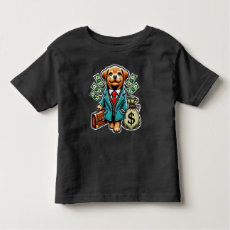 T-shirt Pour Les Tous Petits chien riche