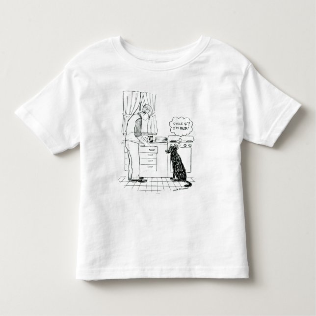 T-shirt Pour Les Tous Petits Chien vieillissant (Devant)
