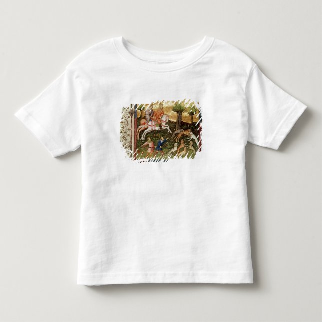 T-shirt Pour Les Tous Petits Chiens attaquant un léopard, d'un livre (Devant)