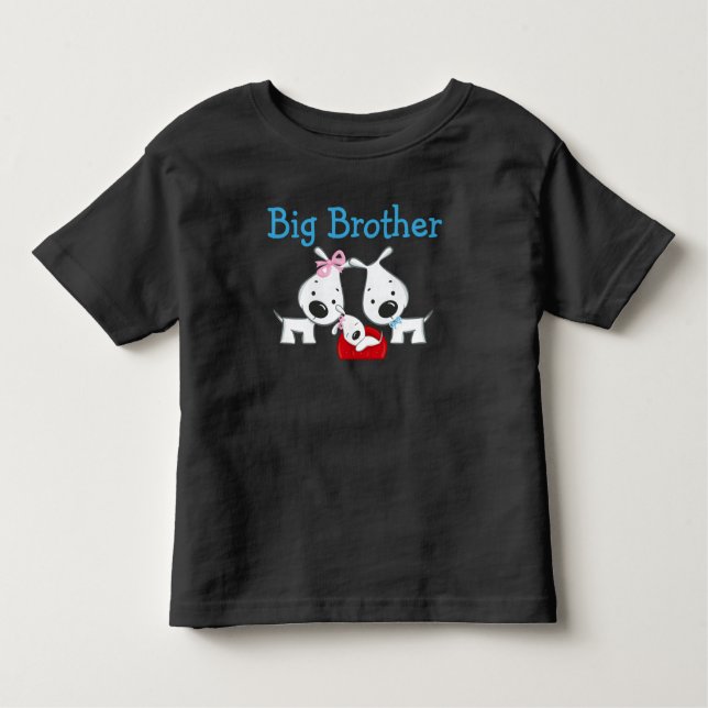 T-shirt Pour Les Tous Petits Chiens Big Brother (Devant)