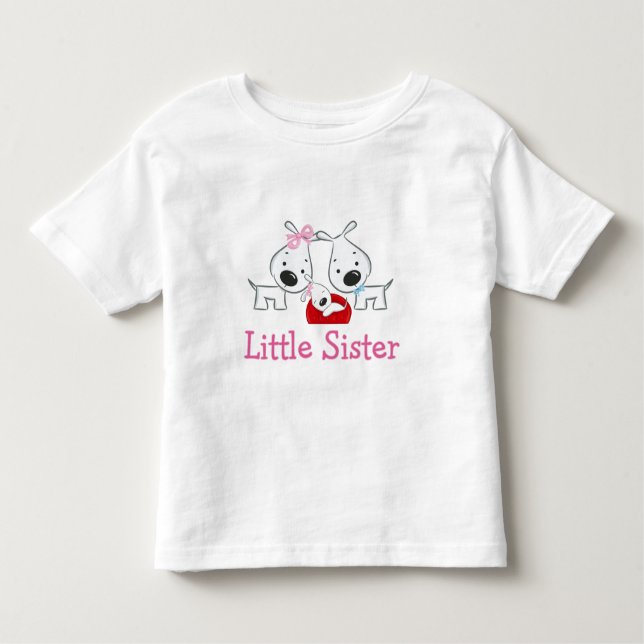 T-shirt Pour Les Tous Petits Chiens Petite Soeur (Devant)