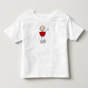 T-shirt Pour Les Tous Petits Chiffre chemise de bâton de famille de bébé