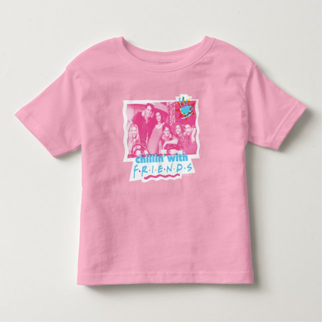 T-shirt Pour Les Tous Petits Chillin' avec AMIS™ (Devant)