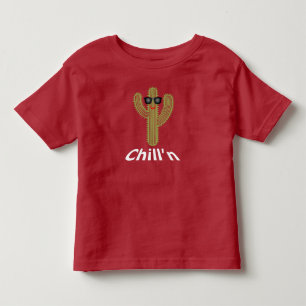 T-shirt Pour Les Tous Petits Chill'n Cactus Design - Toddler Fine Jersey T-Shir