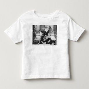 T-shirt Pour Les Tous Petits Chimères de la fontaine de St Michel, Paris