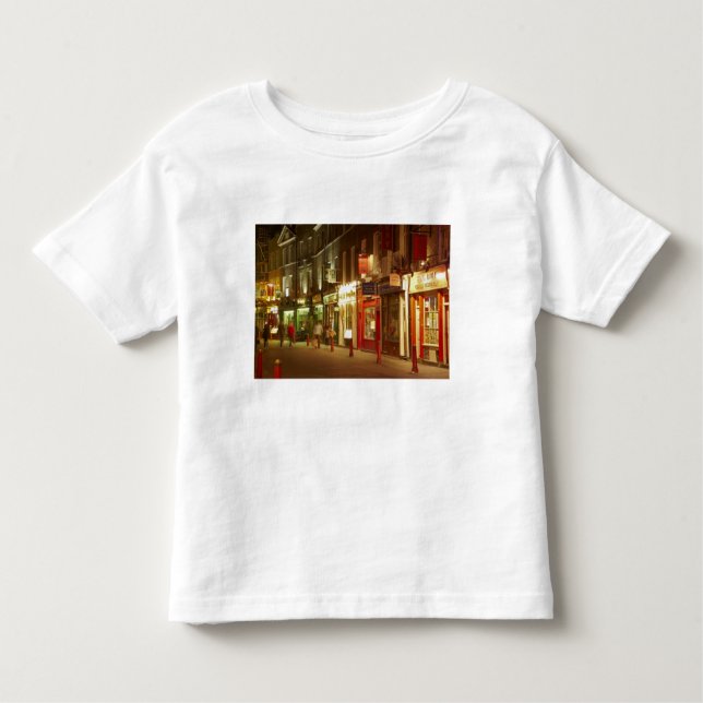 T-shirt Pour Les Tous Petits Chinatown, Soho, Londres, Angleterre, Royaume-Uni (Devant)