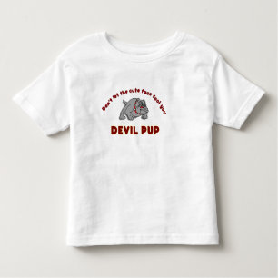 T-shirt Pour Les Tous Petits Chiot de diable