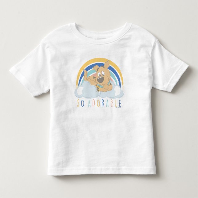 T-shirt Pour Les Tous Petits Chiot Scooby-Doo "tellement adorable" (Devant)