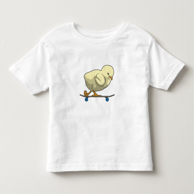 T-shirt Pour Les Tous Petits Choisir comme patineur avec skateboard (Devant)