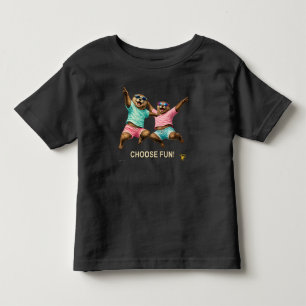 T-shirt Pour Les Tous Petits Choisissez le duo de loutres amusantes