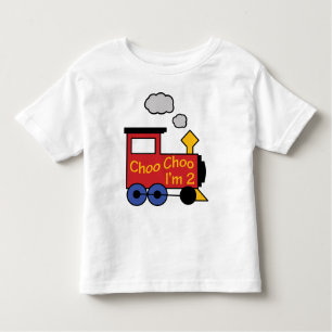 T-shirt Pour Les Tous Petits Choo Choo Je suis deux