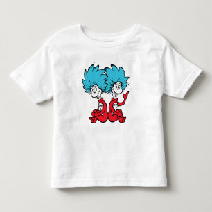 T-shirt Pour Les Tous Petits Chose Un et Chose Deux du Chat au Chapeau