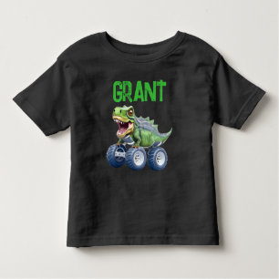 T-shirt Pour Les Tous Petits Chou Dinosaur monstre camion d'anniversaire person