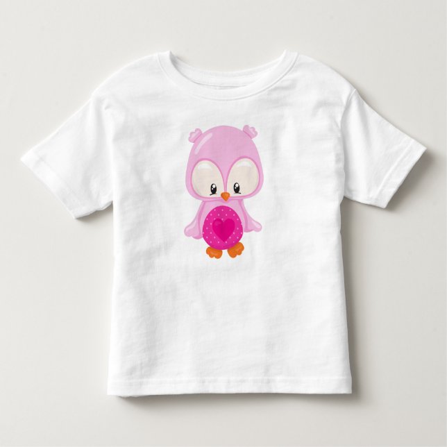 T-shirt Pour Les Tous Petits Chouette mignonne, Chouette bébé, Chouette dans l' (Devant)