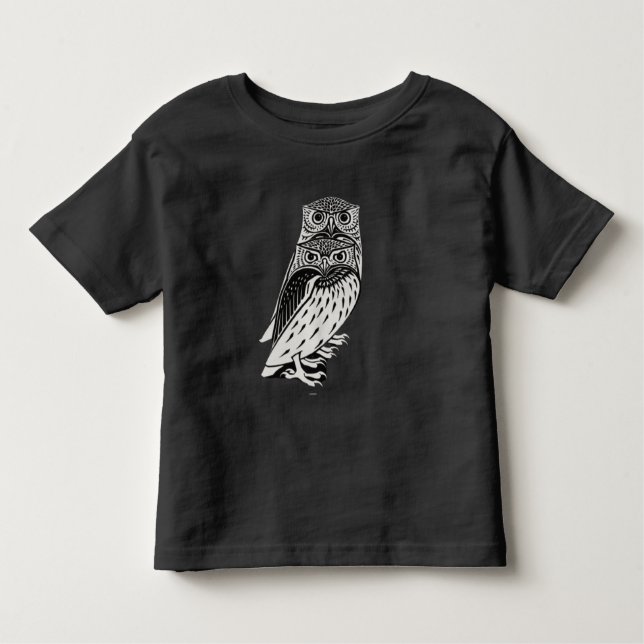 T-shirt Pour Les Tous Petits Chouettes mignonnes (Devant)