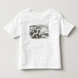 T-shirt Pour Les Tous Petits Chutes de neige dans le jardin japonais de Portlan
