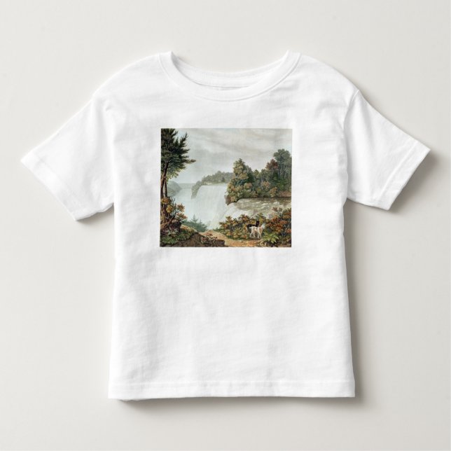 T-shirt Pour Les Tous Petits Chutes du Niagara, d'île de chèvre (Devant)