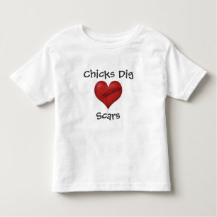T-shirt Pour Les Tous Petits Cicatrices de fouille de poussins
