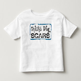 T-shirt Pour Les Tous Petits Cicatrices de fouille de poussins (style B) -