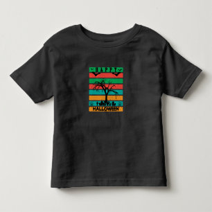 T-shirt Pour Les Tous Petits Cimetière multipolaire avec chauves-souris et arbr