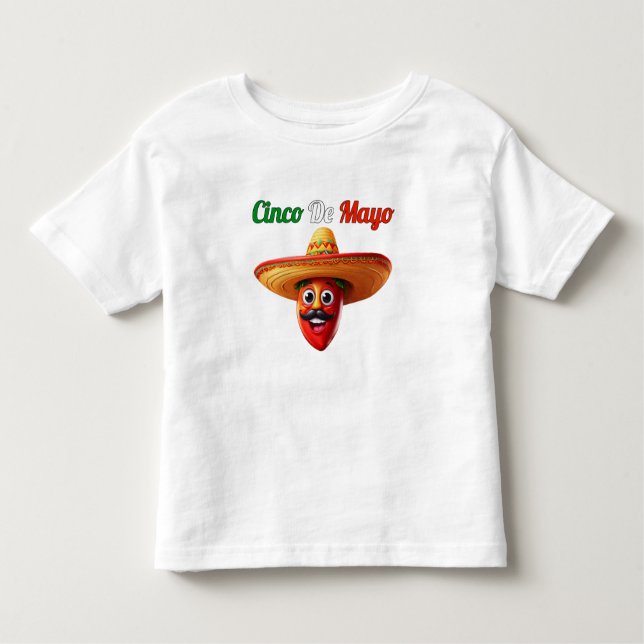 T-shirt Pour Les Tous Petits Cinco De Mayo (Devant)