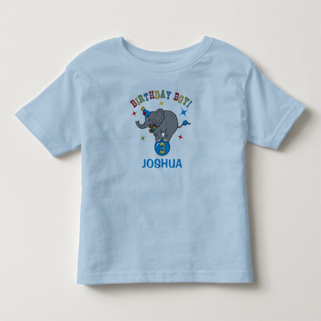 T-shirt Pour Les Tous Petits Circus Elephant 3e anniversaire (Devant)