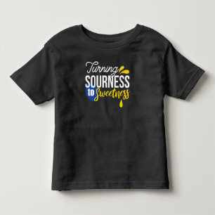 T-shirt Pour Les Tous Petits Citation de citron motivationnelle de l'aigre à la