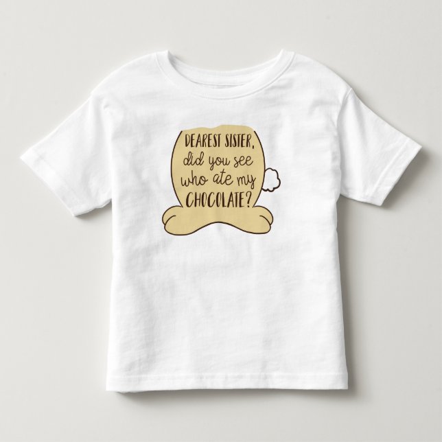 T-shirt Pour Les Tous Petits Citation de Pâques lapin mignon adorable sœur (Devant)