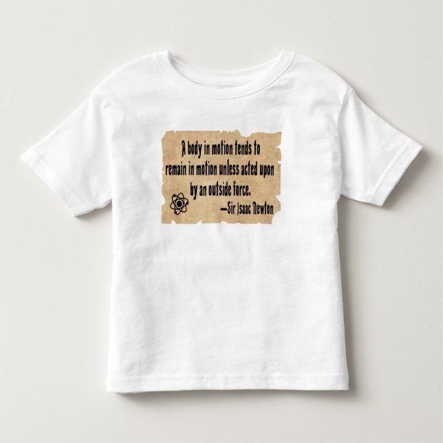 T-shirt Pour Les Tous Petits Citation de science amusante pour tout-petits (Devant)