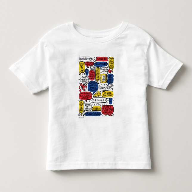 T-shirt Pour Les Tous Petits Citations FRIENDS™ (Devant)