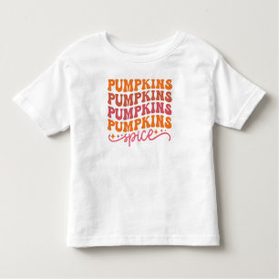 T-shirt Pour Les Tous Petits Citrouille Citrouille Citrouille Citrouille Épice