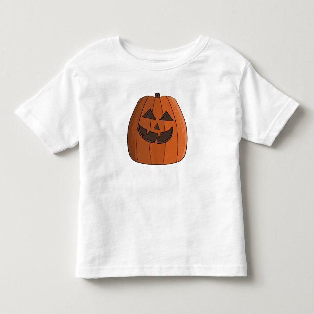 T-shirt Pour Les Tous Petits Citrouille Cool (Devant)