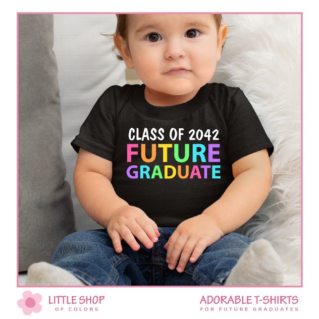 T-shirt Pour Les Tous Petits Classe de 2042 Futur Diplômé (Créateur téléchargé)