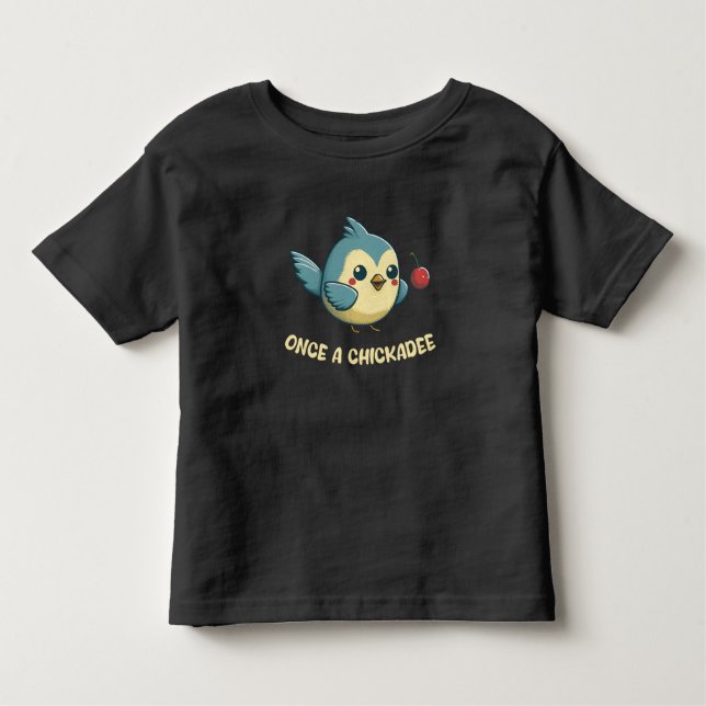 T-shirt Pour Les Tous Petits Classe de finissants en chickadee (Devant)