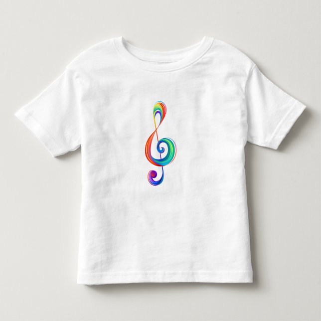 T-shirt Pour Les Tous Petits Clé arc-en-ciel (Devant)